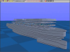 Output from vrEXODUS representation of a maritimeEXODUS v5.0 simulation of an assembly on a RORO ferry - pic1